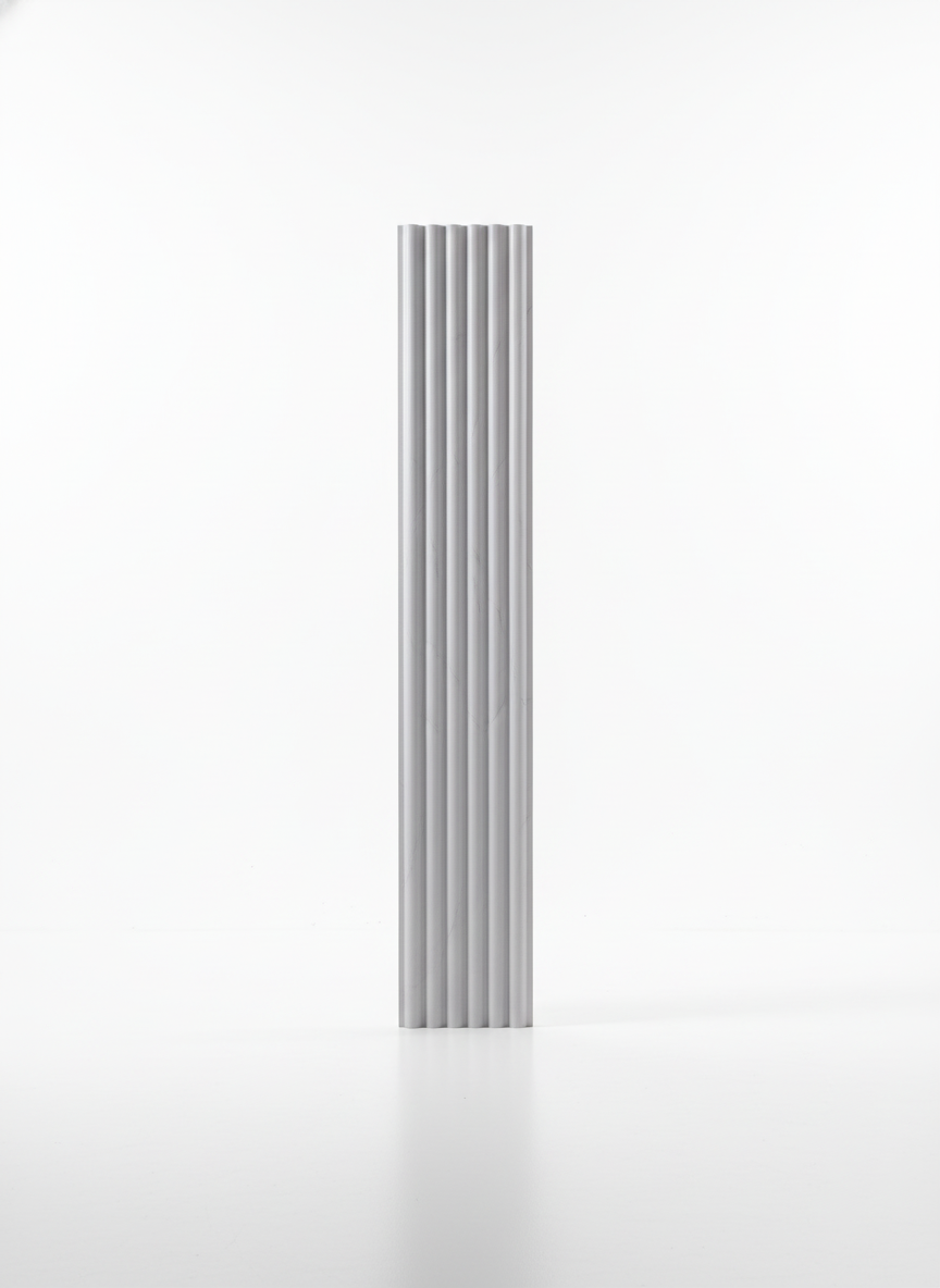 ПВЦ ламела 155×2970×17 мм – Светло сиво мат