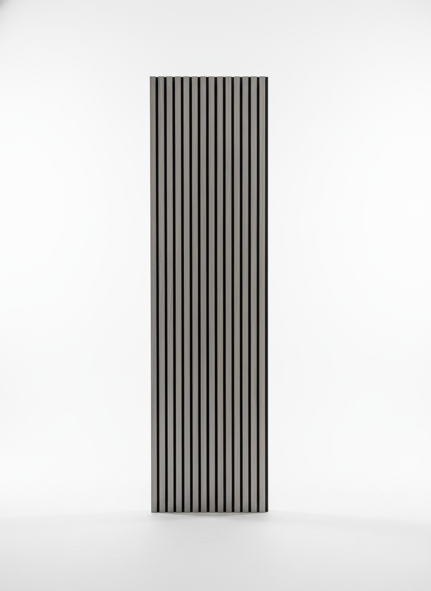 МДФ Акустичен Панел – Сив Дъб (60×240 см)