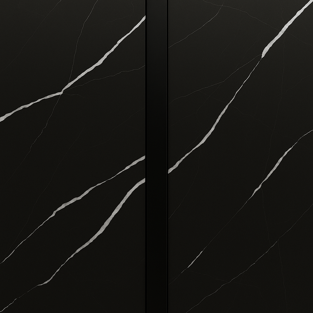 Алуминиева лайстна профил – Черна 3 м