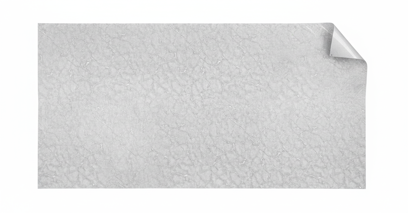 Декоративно самозалепващо фолио – Сив мрамор, фина каменна текстура (120×300 см)