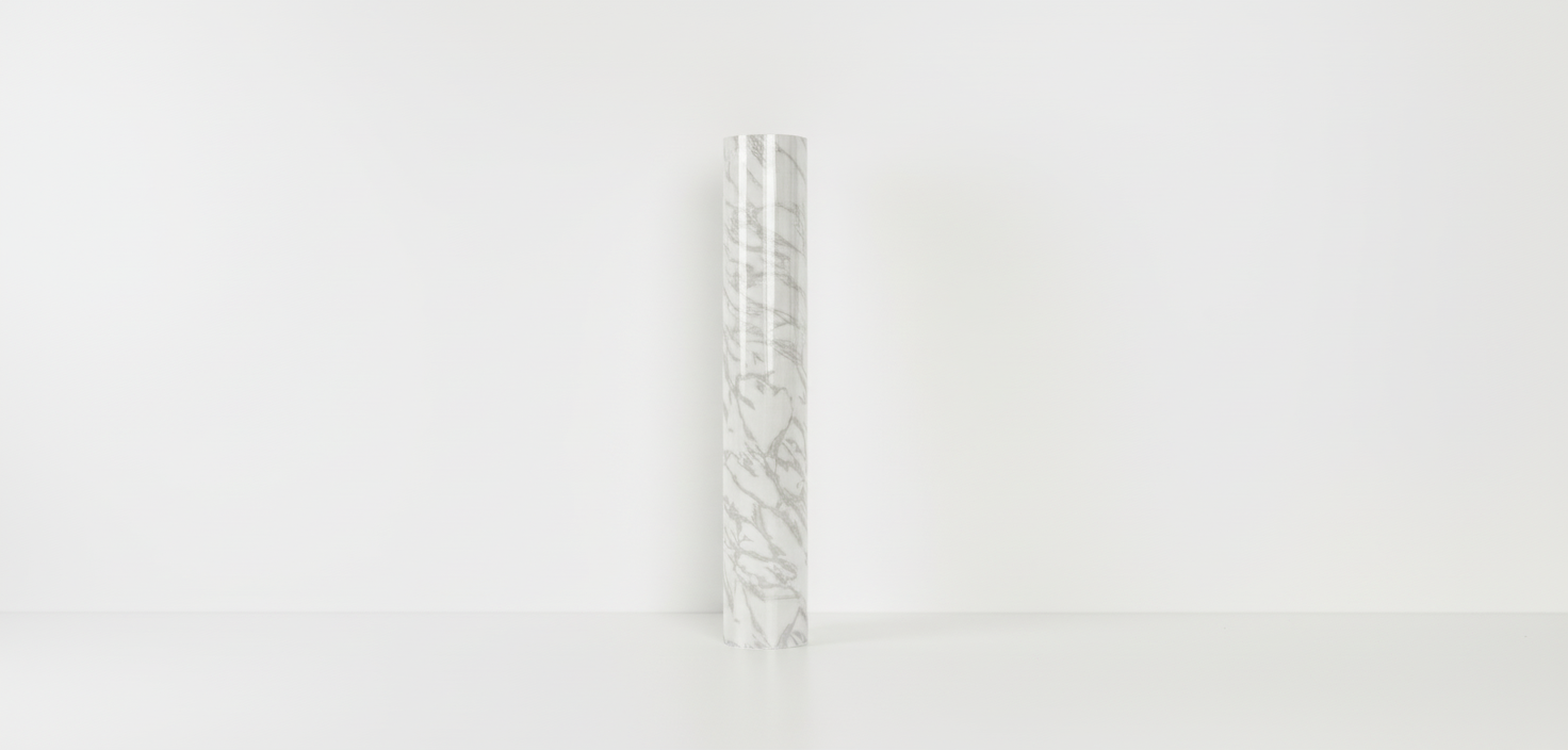 Декоративно самозалепващо фолио – Бял мрамор с фини жилки (120×300 см)