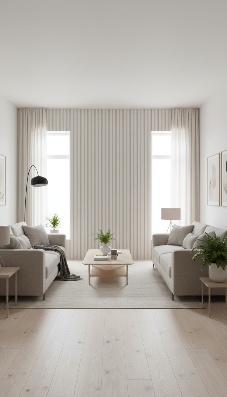 ПВЦ ламела L2 – Бял дъб с релеф (тесен профил)