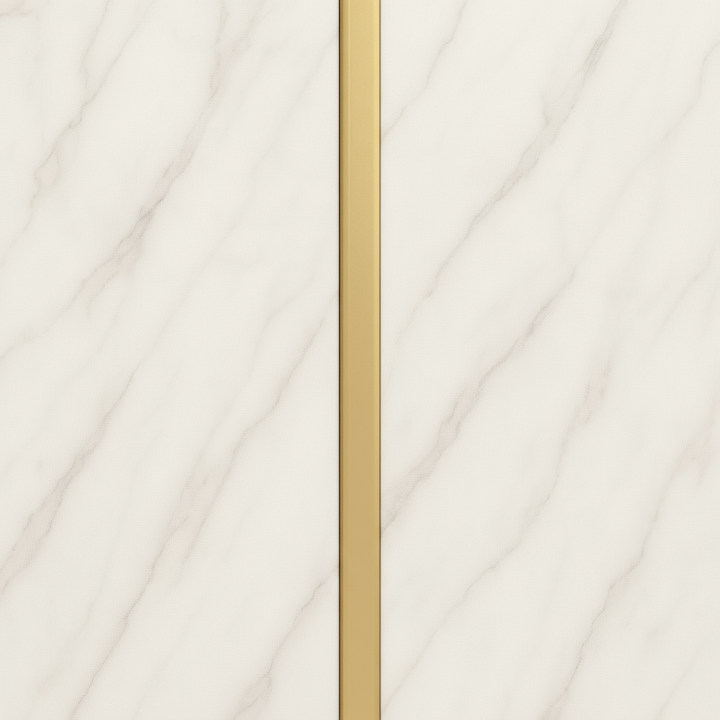 Алуминиева лайстна профил – Златиста 3 м