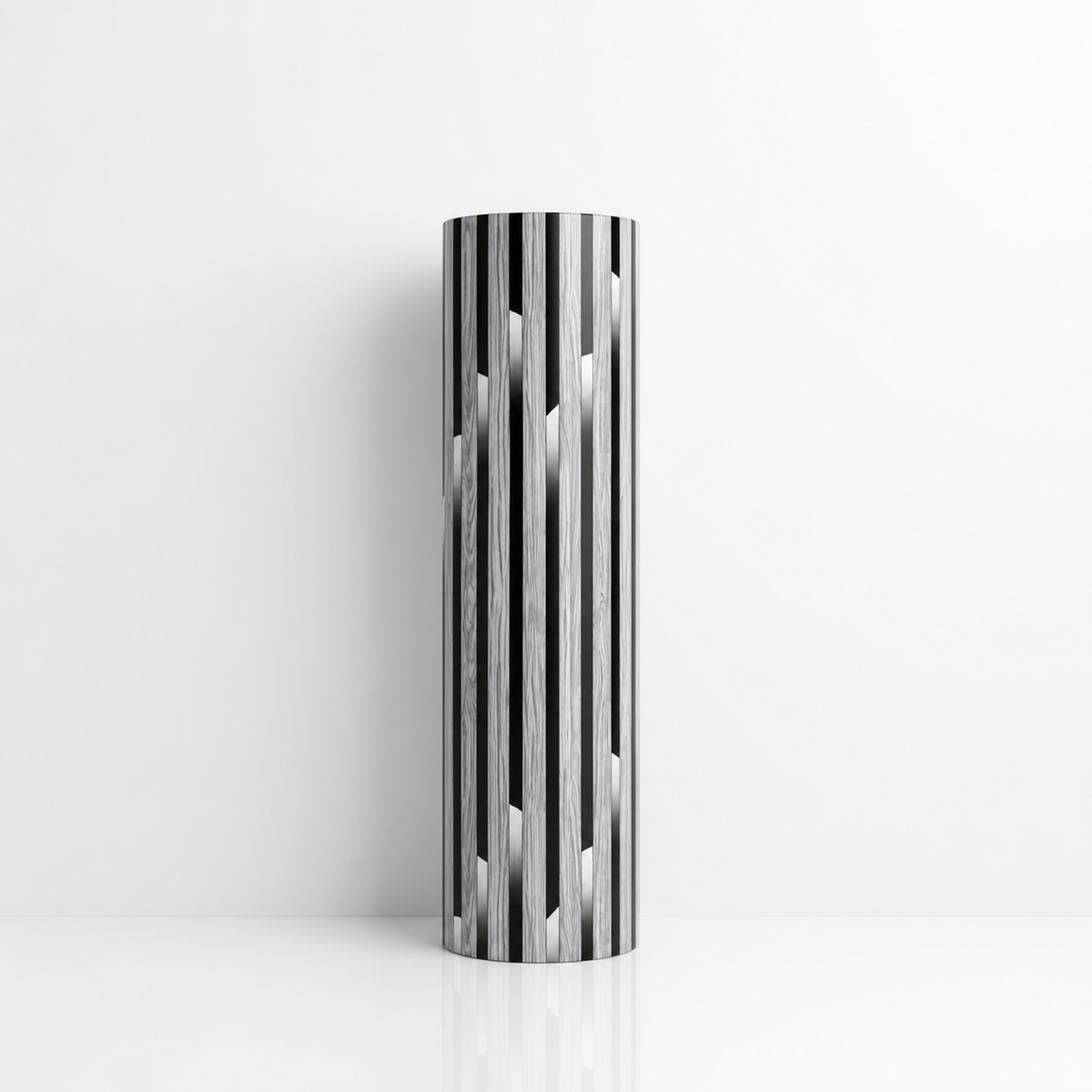 Декоративно самозалепващо фолио – White Ash Light Slats, светъл ясен със светлинен ефект (120×300 см)