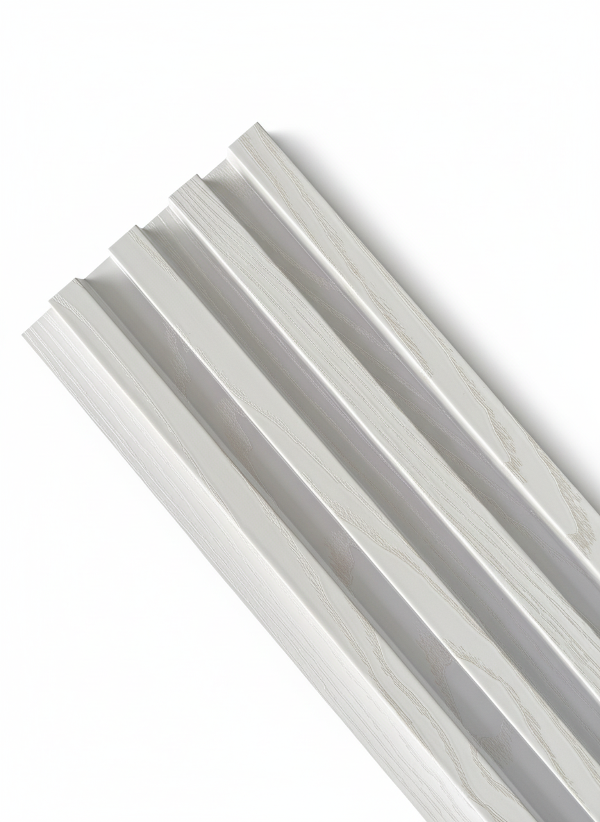 ПВЦ ламела L2 – Бял дъб с релеф (тесен профил)