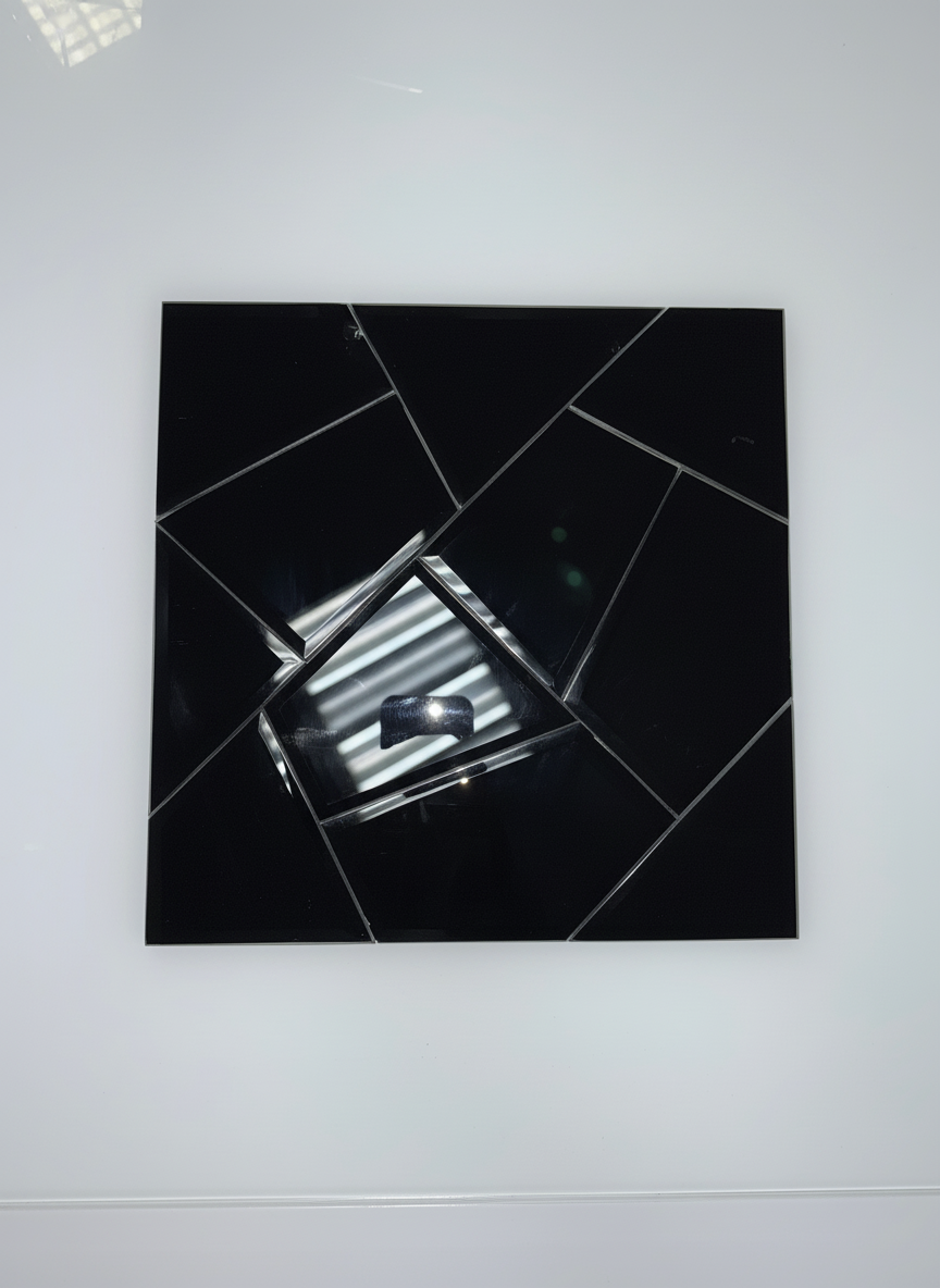 Огледален стенен панел Black Diamond 30x30 см