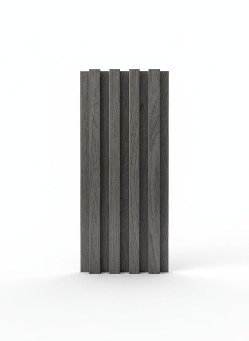 ПВЦ ламела L2 – Антрацит дървесна шарка (семпъл)