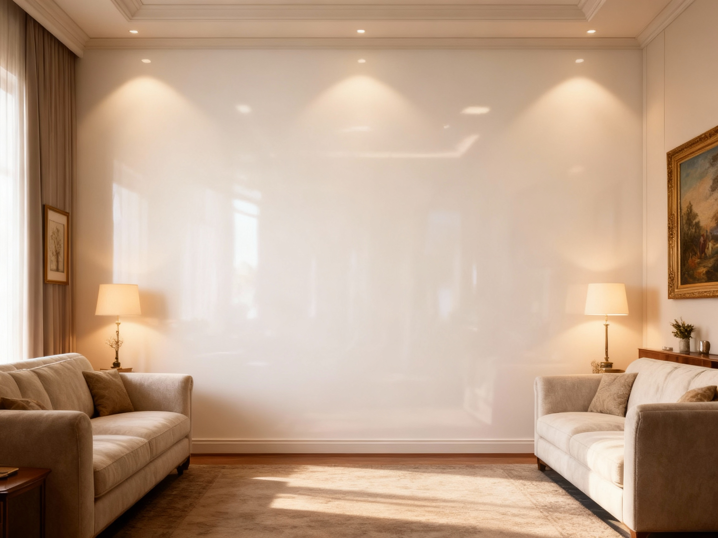 Декоративно самозалепващо фолио – High‑Gloss Pure White, 120×300 см