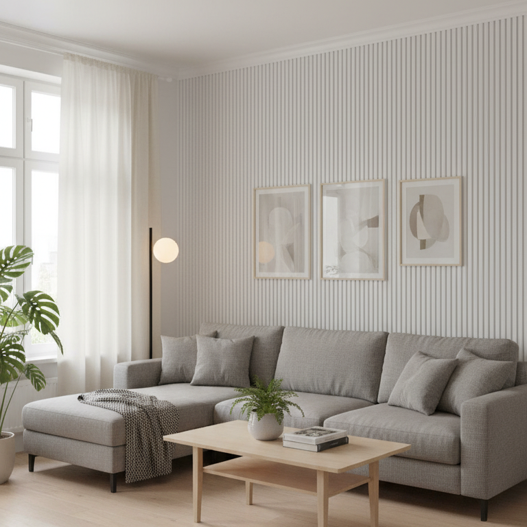 ПВЦ ламела – Светло сиво мат (15.5 x 297 см)