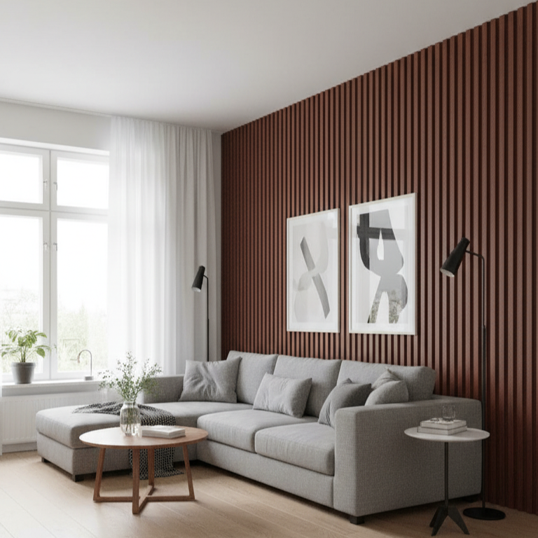 ПВЦ ламела L2 – Орех натурален (16.5 x 297 см)